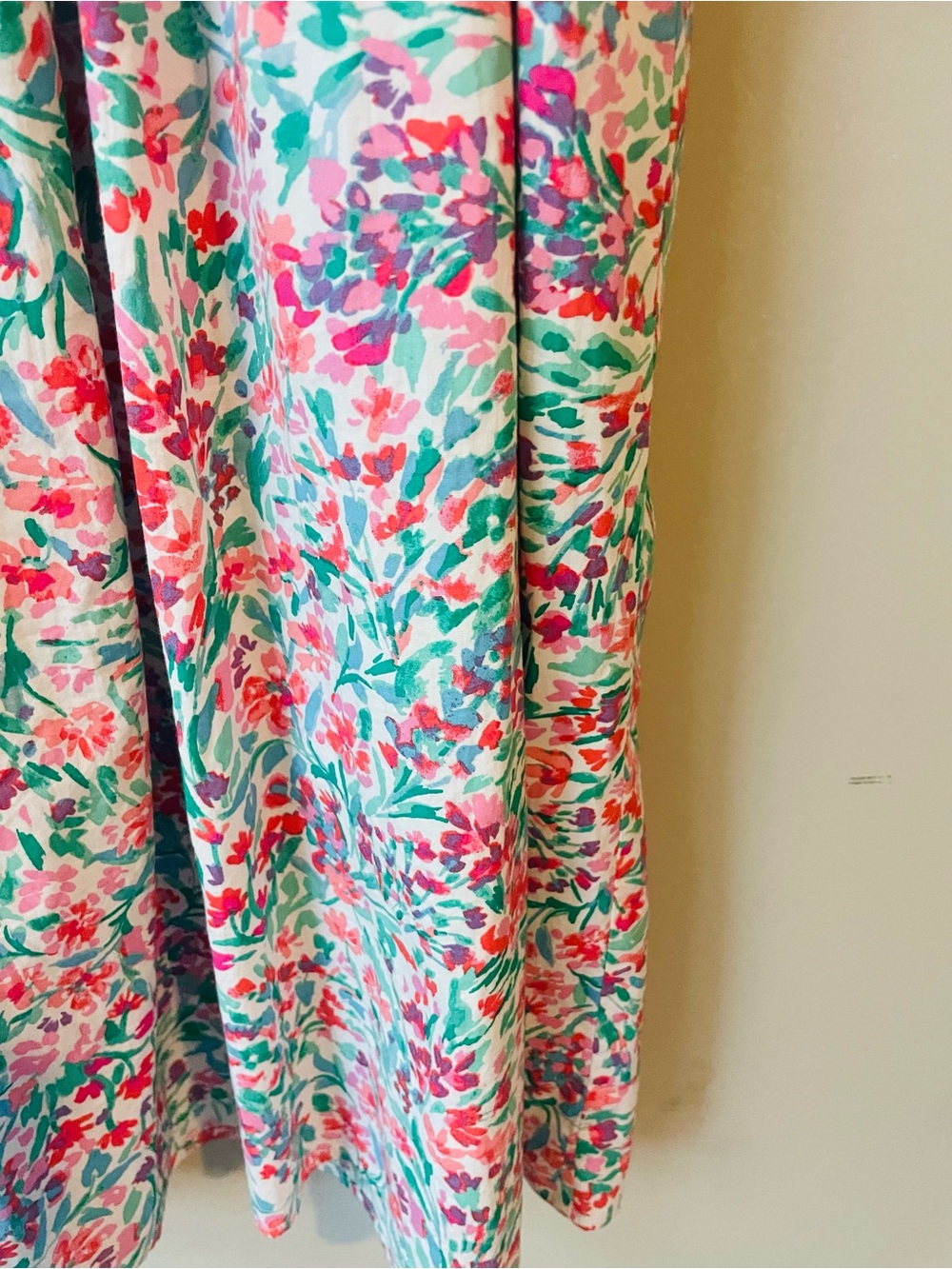 J. Crew Floral Flutter Sleeve Midi Dress - Picture 4 of 9